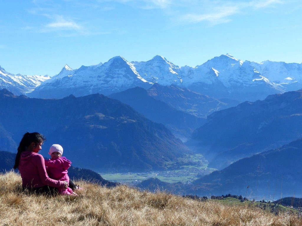 Hiking Niederhorn Switzerland